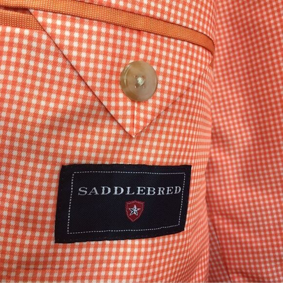 SADDLEBRED BLAZER‎ IN ORANGE. PERFECT FOR FALL AND HALLOWEEN! - Picture 10 of 13